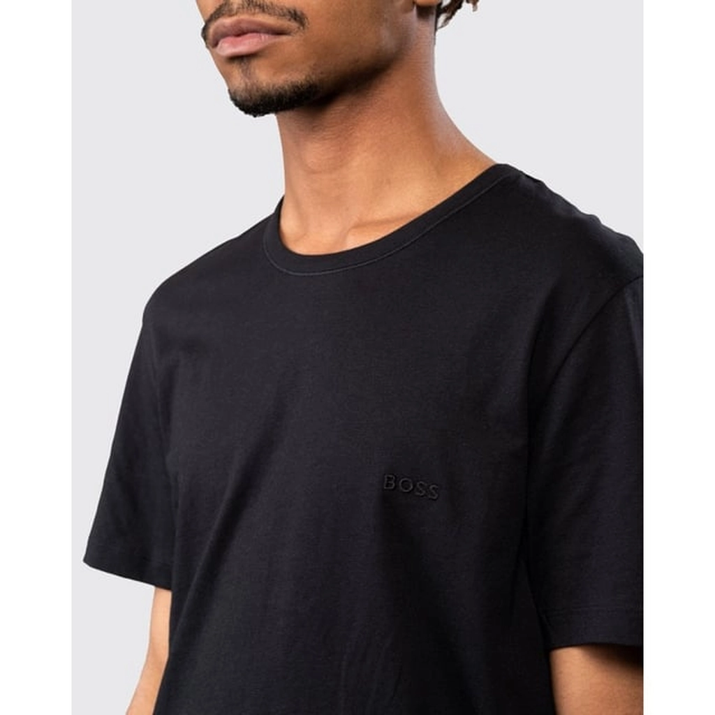 Hugo Boss 3 Pack Classic Regular Fit Crew Neck Mens T-Shirts - White Cotton - Size X-Large